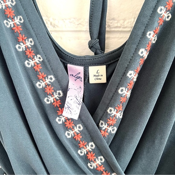 Francesca’s Collection Blue/Gray Dress | Size Large - Picture 5 of 7